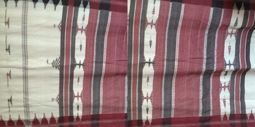 Kotpad handloom textile featuring traditional natural-dyed patterns from Koraput, Odisha.